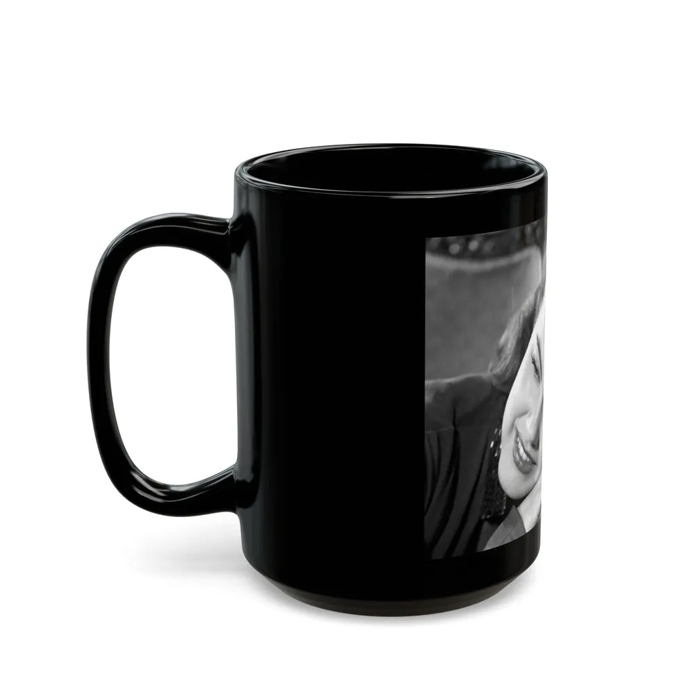 Terry Moore #552 (Vintage Female Icon) Black Coffee Mug-Go Mug Yourself