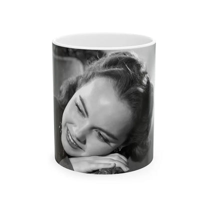 Terry Moore #552 (Vintage Female Icon) White Coffee Mug-11oz-Go Mug Yourself