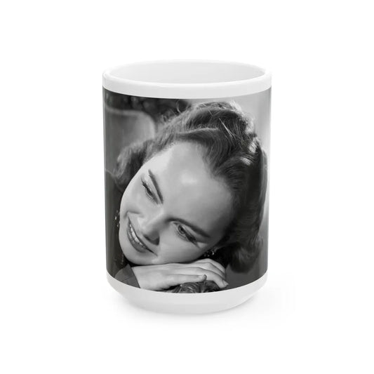 Terry Moore #552 (Vintage Female Icon) White Coffee Mug-15oz-Go Mug Yourself