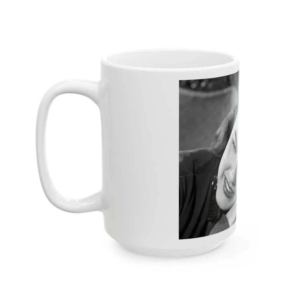 Terry Moore #552 (Vintage Female Icon) White Coffee Mug-Go Mug Yourself