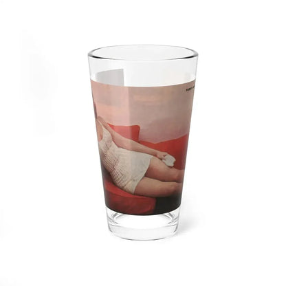 Terry Moore #556 - 7.75x3.75 Magazine Page Photo Clipping (Vintage Female Icon) Pint Glass 16oz 16oz - Go Mug Yourself
