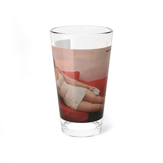 Terry Moore #556 - 7.75x3.75 Magazine Page Photo Clipping (Vintage Female Icon) Pint Glass 16oz 16oz - Go Mug Yourself