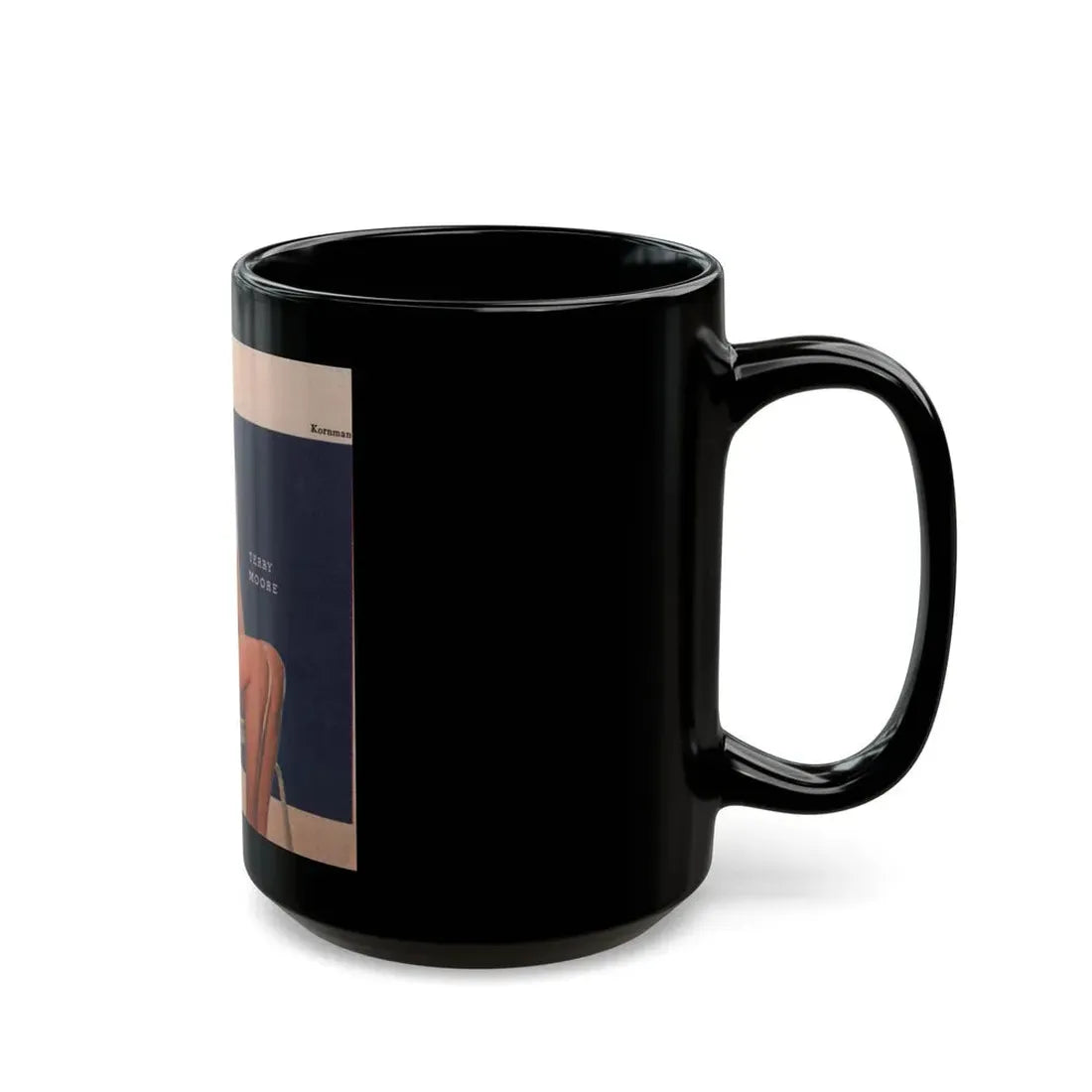 Terry Moore #557 - Magazine Page Photo Clipping (Vintage Female Icon) Black Coffee Mug - Go Mug Yourself