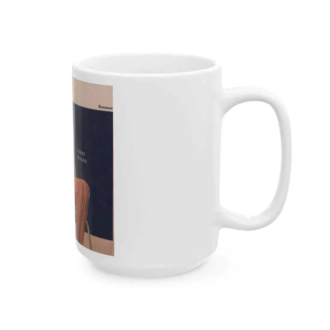 Terry Moore #557 - Magazine Page Photo Clipping (Vintage Female Icon) White Coffee Mug - Go Mug Yourself