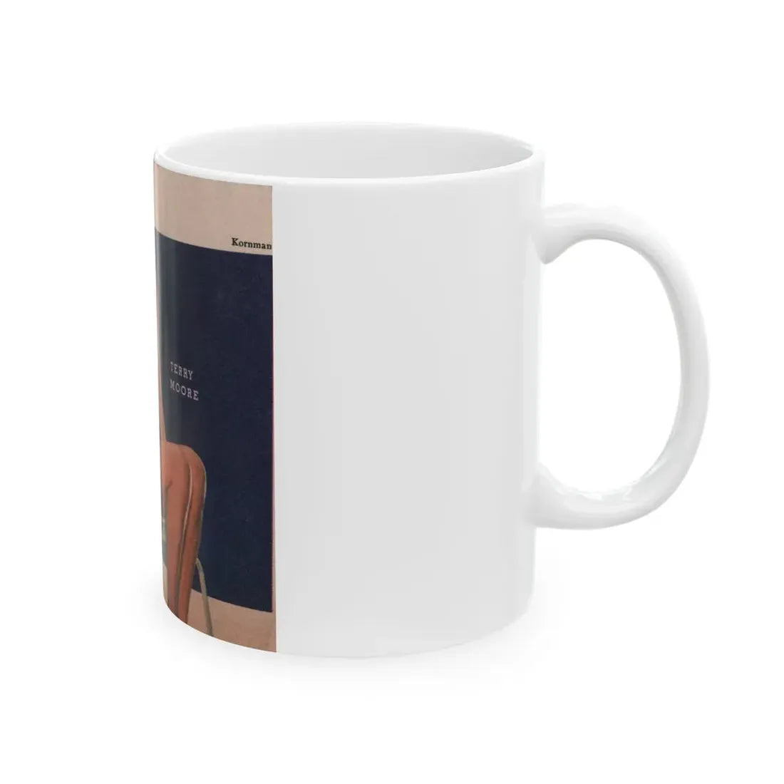 Terry Moore #557 - Magazine Page Photo Clipping (Vintage Female Icon) White Coffee Mug - Go Mug Yourself
