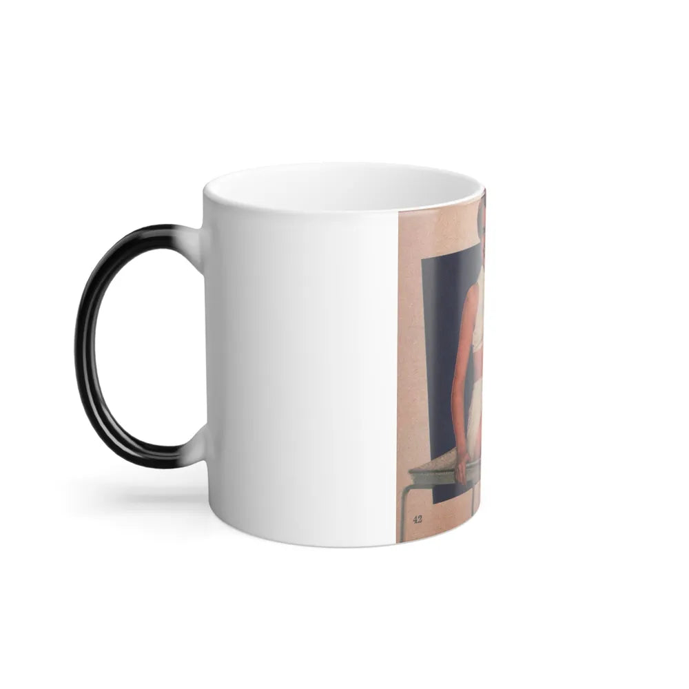 Terry Moore #557 - Magazine Page Photo Clipping (Vintage Female Icons) Color Changing Mug 11oz-Go Mug Yourself