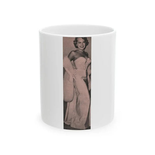 Terry Moore #558 - 1.75x5.75 Magazine Page Photo Clipping (Vintage Female Icon) White Coffee Mug 11oz - Go Mug Yourself