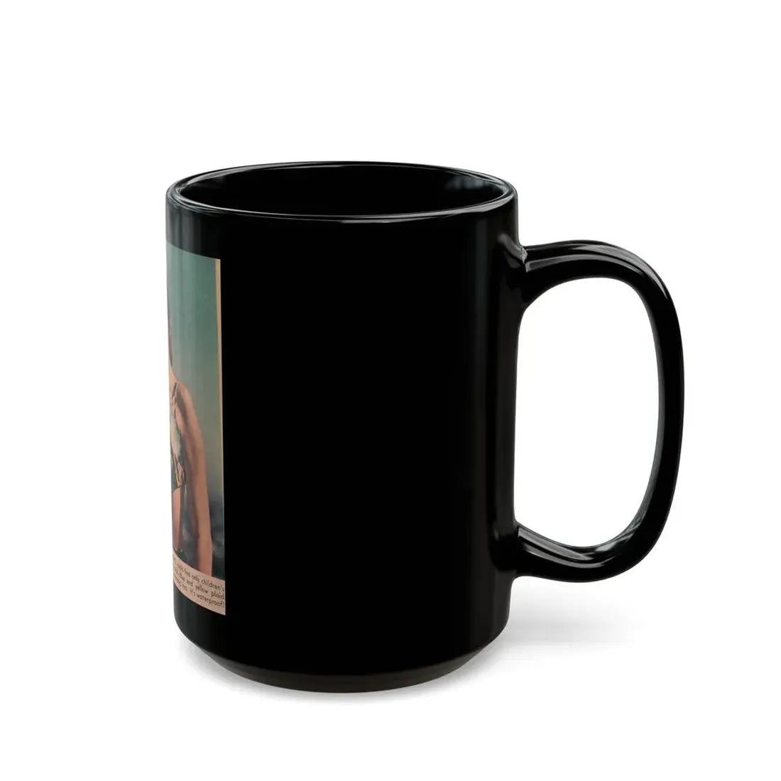 Terry Moore #559 - Magazine Page Photo Clipping (Vintage Female Icon) Black Coffee Mug - Go Mug Yourself