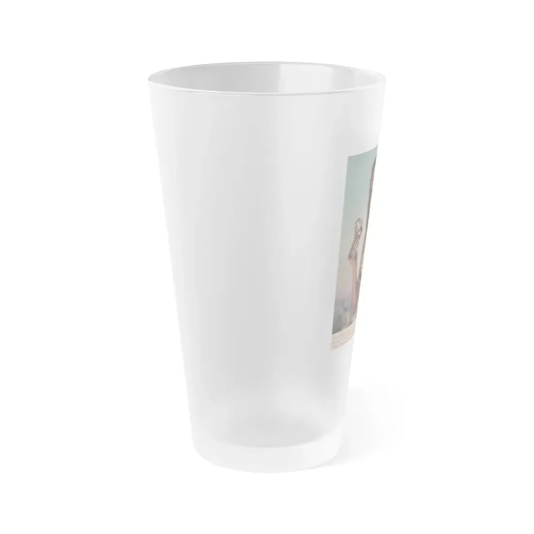 Terry Moore #559 - Magazine Page Photo Clipping (Vintage Female Icon) Frosted Pint Glass 16oz - Go Mug Yourself