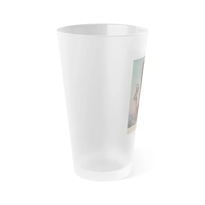Terry Moore #559 - Magazine Page Photo Clipping (Vintage Female Icon) Frosted Pint Glass 16oz - Go Mug Yourself