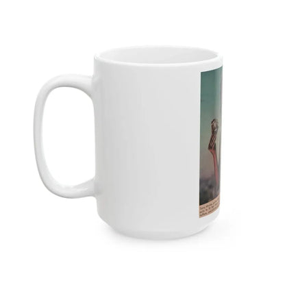 Terry Moore #559 - Magazine Page Photo Clipping (Vintage Female Icon) White Coffee Mug - Go Mug Yourself
