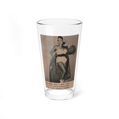 Terry Moore #560 - Magazine Page Photo Clipping (Vintage Female Icon) Pint Glass 16oz 16oz - Go Mug Yourself