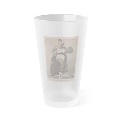 Terry Moore #561 - Magazine Page Photo Clipping (Vintage Female Icon) Frosted Pint Glass 16oz 16oz Frosted - Go Mug Yourself