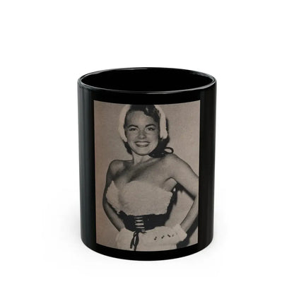 Terry Moore #562 - Magazine Page Photo Clipping (Vintage Female Icon) Black Coffee Mug 11oz - Go Mug Yourself