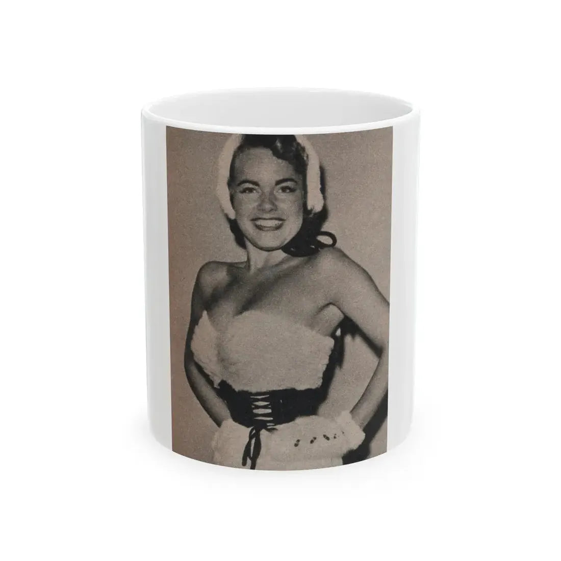 Terry Moore #562 - Magazine Page Photo Clipping (Vintage Female Icon) White Coffee Mug 11oz - Go Mug Yourself