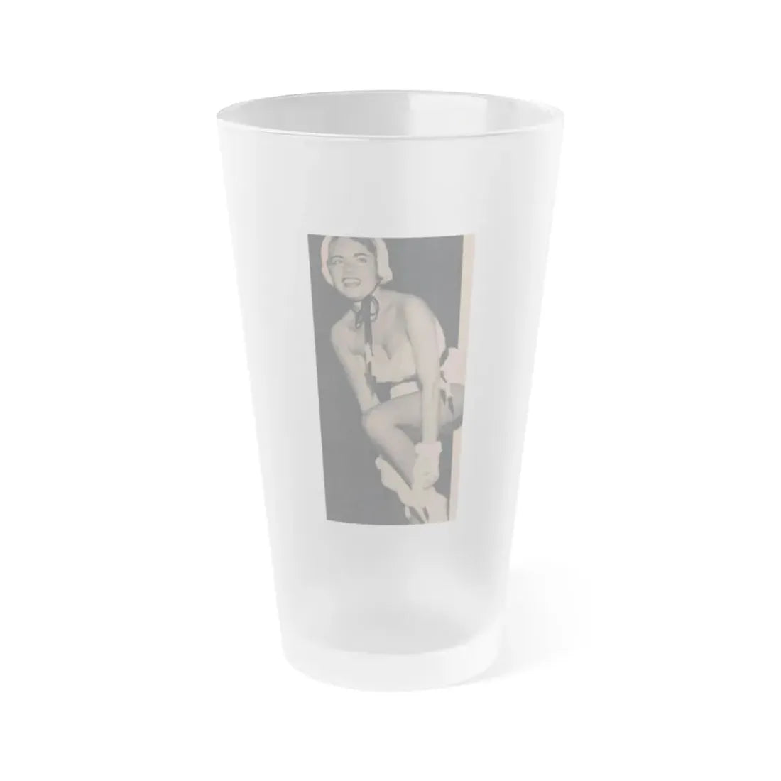 Terry Moore #563 - 3.75x7.25 Magazine Page Photo Clipping (Vintage Female Icon) Frosted Pint Glass 16oz 16oz Frosted - Go Mug Yourself