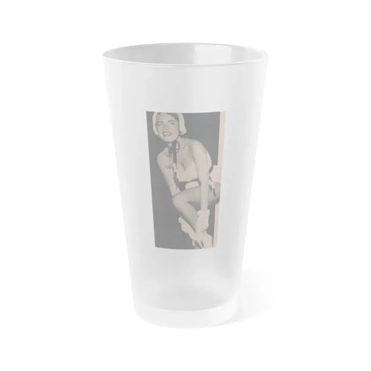 Terry Moore #563 - 3.75x7.25 Magazine Page Photo Clipping (Vintage Female Icon) Frosted Pint Glass 16oz 16oz Frosted - Go Mug Yourself