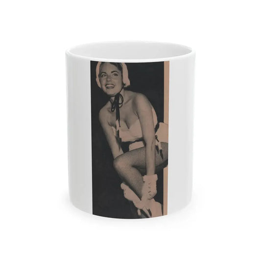 Terry Moore #563 - 3.75x7.25 Magazine Page Photo Clipping (Vintage Female Icon) White Coffee Mug 11oz - Go Mug Yourself