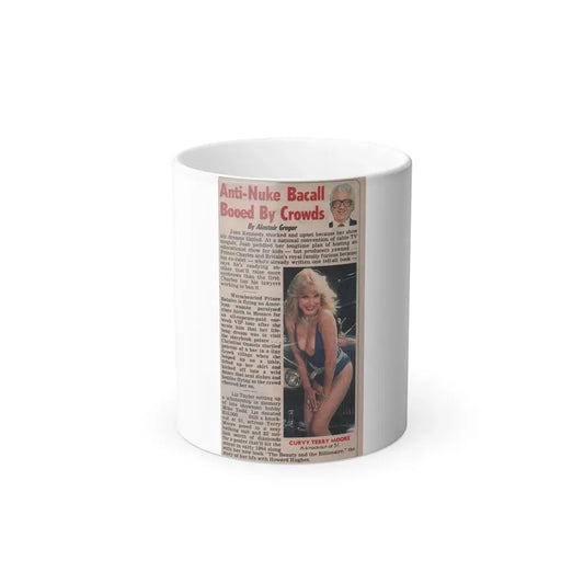 Terry Moore #564 - Magazine Page Clipping Circa 1984 (Vintage Female Icon) Color Changing Mug 11oz 11oz - Go Mug Yourself