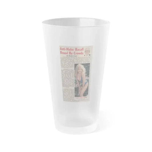 Terry Moore #564 - Magazine Page Clipping Circa 1984 (Vintage Female Icon) Frosted Pint Glass 16oz 16oz Frosted - Go Mug Yourself