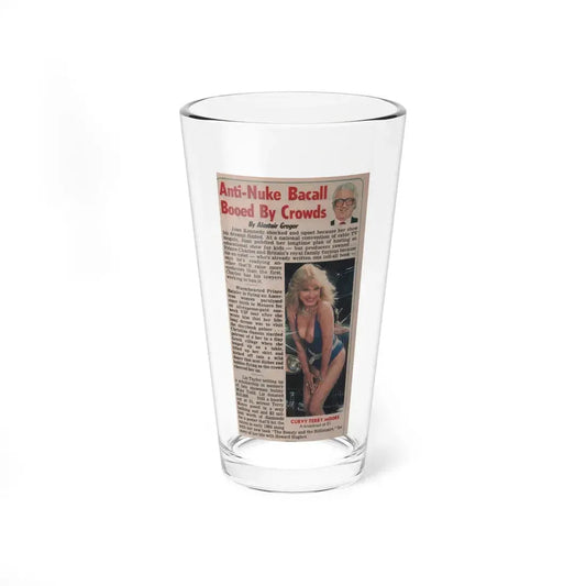 Terry Moore #564 - Magazine Page Clipping Circa 1984 (Vintage Female Icon) Pint Glass 16oz 16oz - Go Mug Yourself