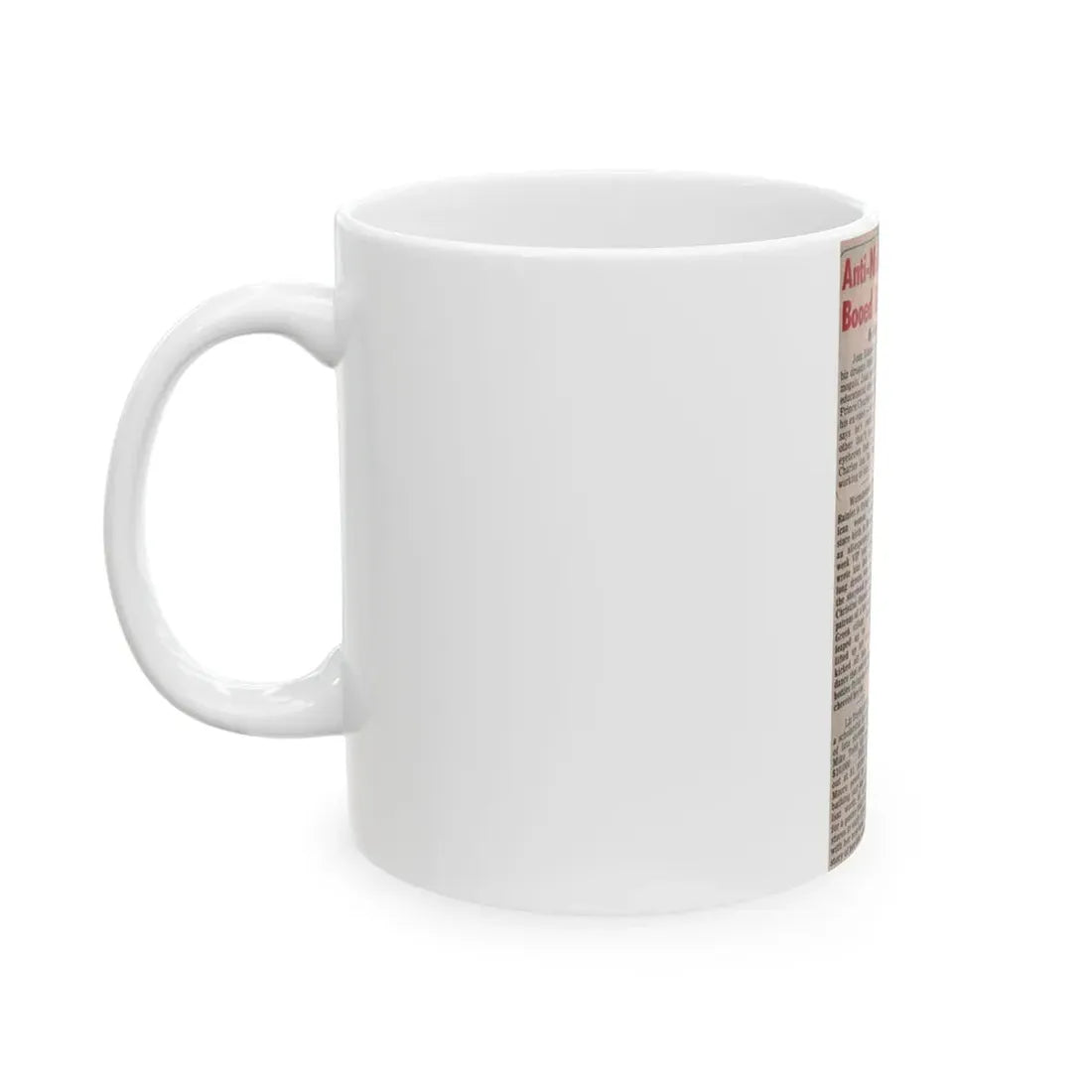 Terry Moore #564 - Magazine Page Clipping Circa 1984 (Vintage Female Icon) White Coffee Mug - Go Mug Yourself