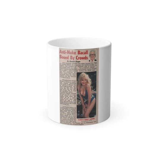 Terry Moore #564 - Magazine Page Clipping Circa 1984 (Vintage Female Icons) Color Changing Mug 11oz-11oz-Go Mug Yourself