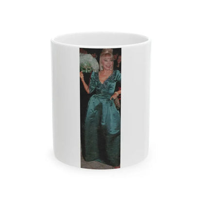 Terry Moore #566 - Magazine Page Photo Clipping Circa 1980's (Vintage Female Icon) White Coffee Mug 11oz - Go Mug Yourself