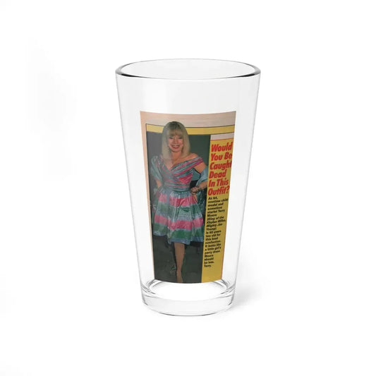 Terry Moore #567 - Magazine Page Photo Clipping Circa 1980's (Vintage Female Icon) Pint Glass 16oz 16oz - Go Mug Yourself