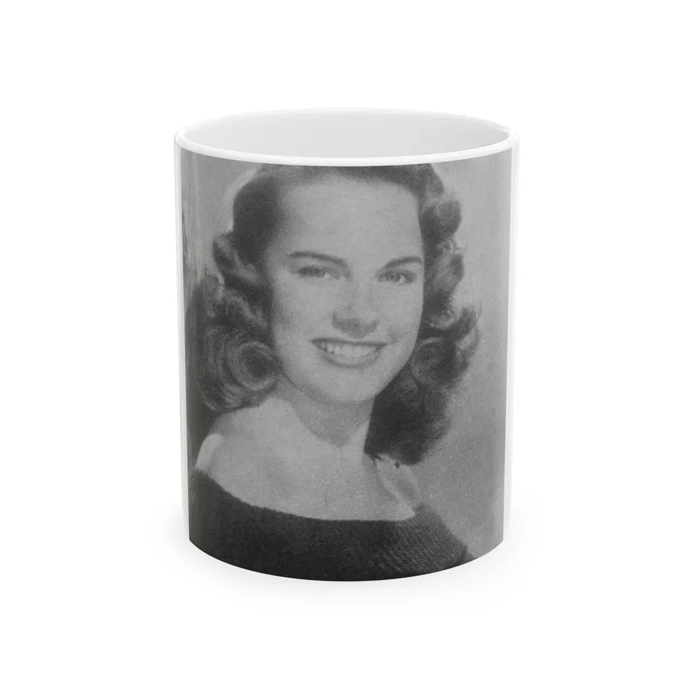 Terry Moore #570 (Vintage Female Icon) White Coffee Mug-11oz-Go Mug Yourself