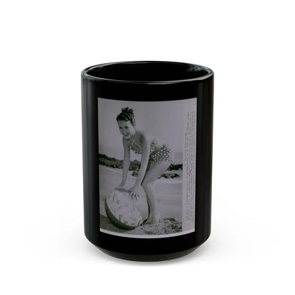 Terry Moore #571 (Vintage Female Icon) Black Coffee Mug-15oz-Go Mug Yourself