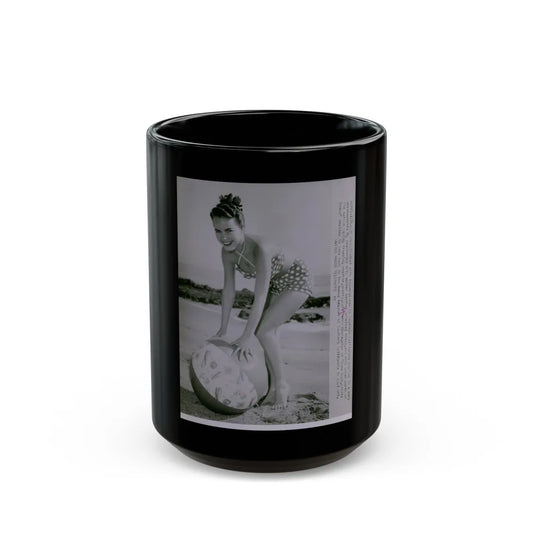 Terry Moore #571 (Vintage Female Icon) Black Coffee Mug-15oz-Go Mug Yourself