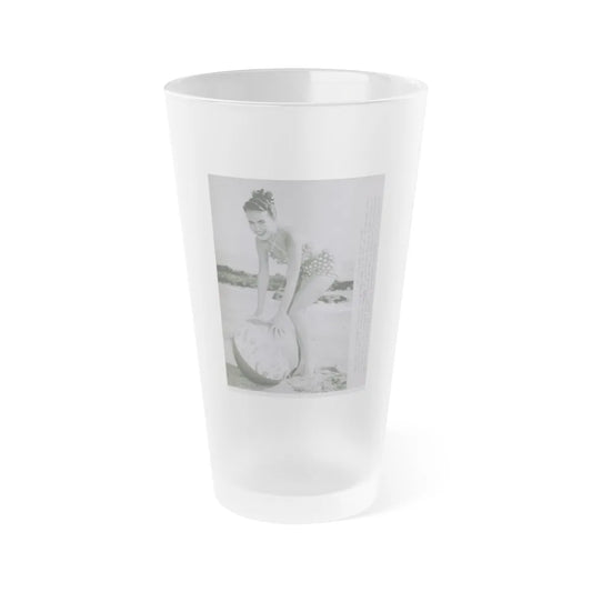Terry Moore #571 (Vintage Female Icon) Frosted Pint Glass 16oz-16oz-Frosted-Go Mug Yourself