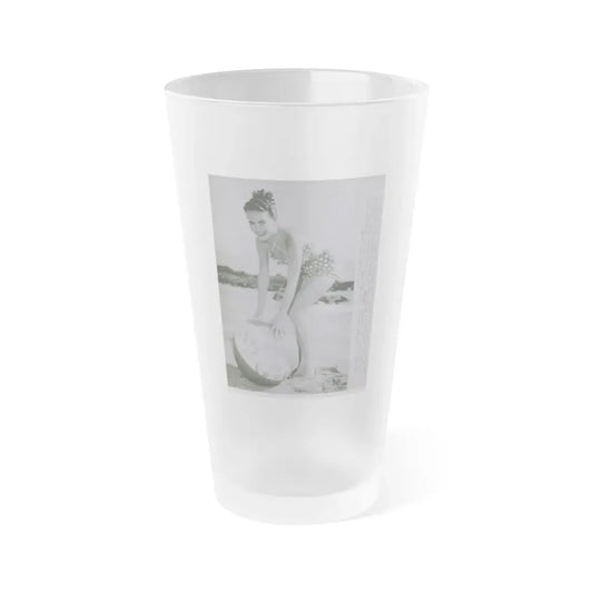 Terry Moore #571 (Vintage Female Icon) Frosted Pint Glass 16oz 16oz Frosted - Go Mug Yourself