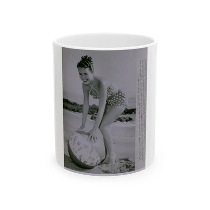 Terry Moore #571 (Vintage Female Icon) White Coffee Mug-11oz-Go Mug Yourself