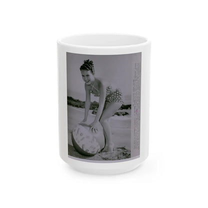 Terry Moore #571 (Vintage Female Icon) White Coffee Mug-15oz-Go Mug Yourself