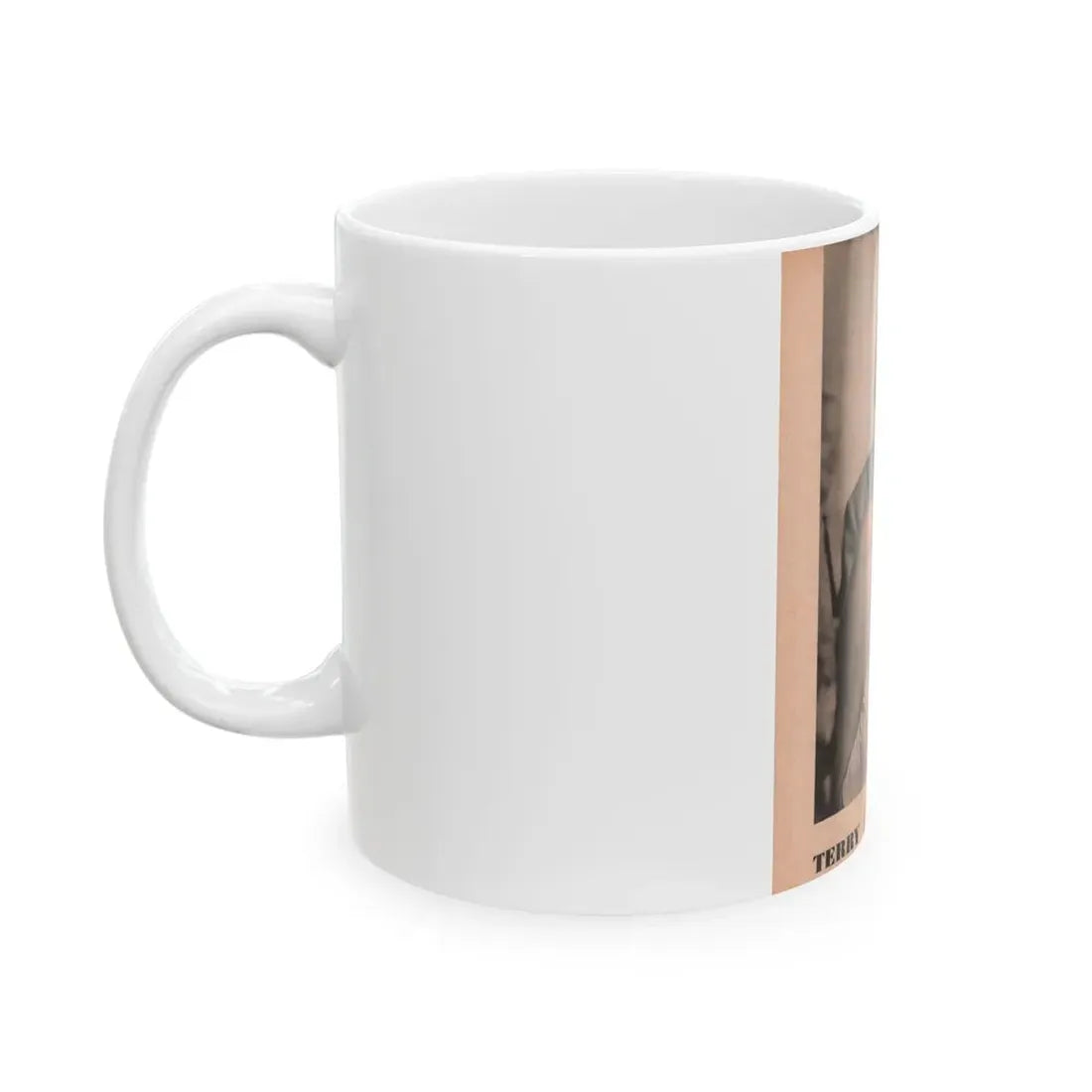 Terry Moore #575 - Magazine Page circa 50's (Vintage Female Icon) White Coffee Mug - Go Mug Yourself