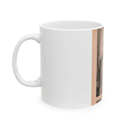 Terry Moore #575 - Magazine Page circa 50's (Vintage Female Icon) White Coffee Mug - Go Mug Yourself