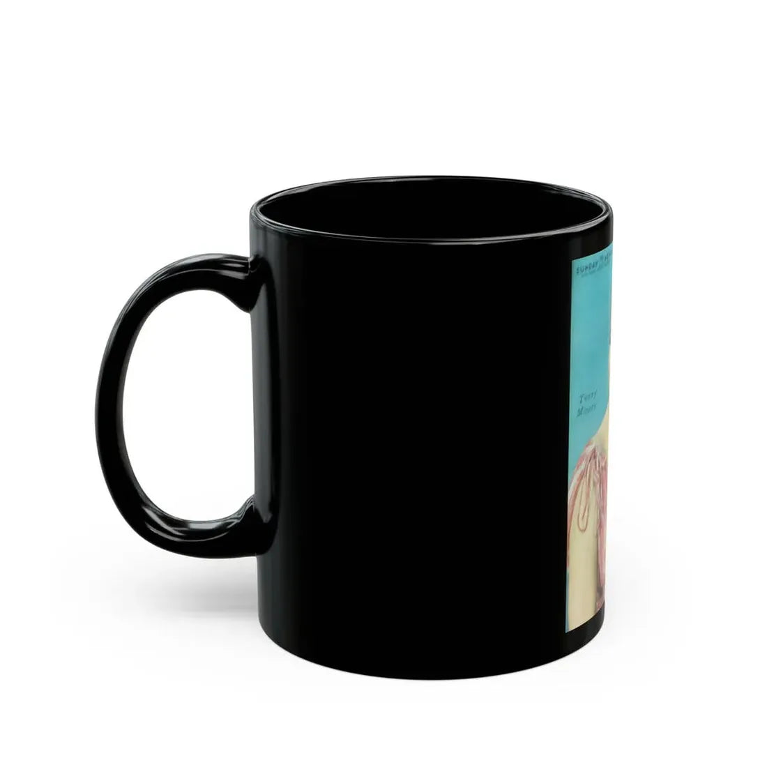 Terry Moore #577 - Sunday News Mag. Cover (Vintage Female Icon) Black Coffee Mug - Go Mug Yourself