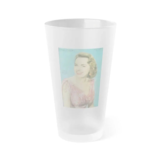 Terry Moore #577 - Sunday News Mag. Cover (Vintage Female Icon) Frosted Pint Glass 16oz 16oz Frosted - Go Mug Yourself