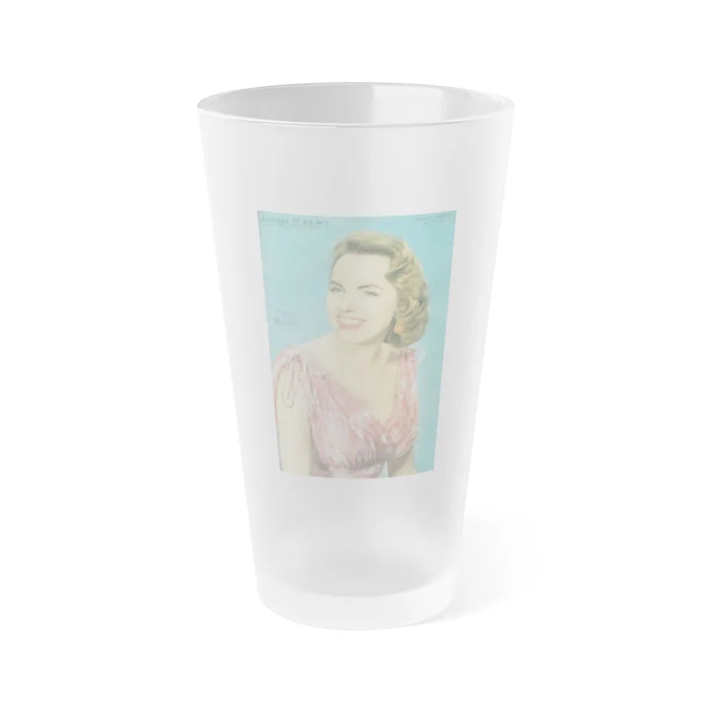 Terry Moore #577 - Sunday News Mag. Cover (Vintage Female Icon) Frosted Pint Glass 16oz-16oz-Frosted-Go Mug Yourself