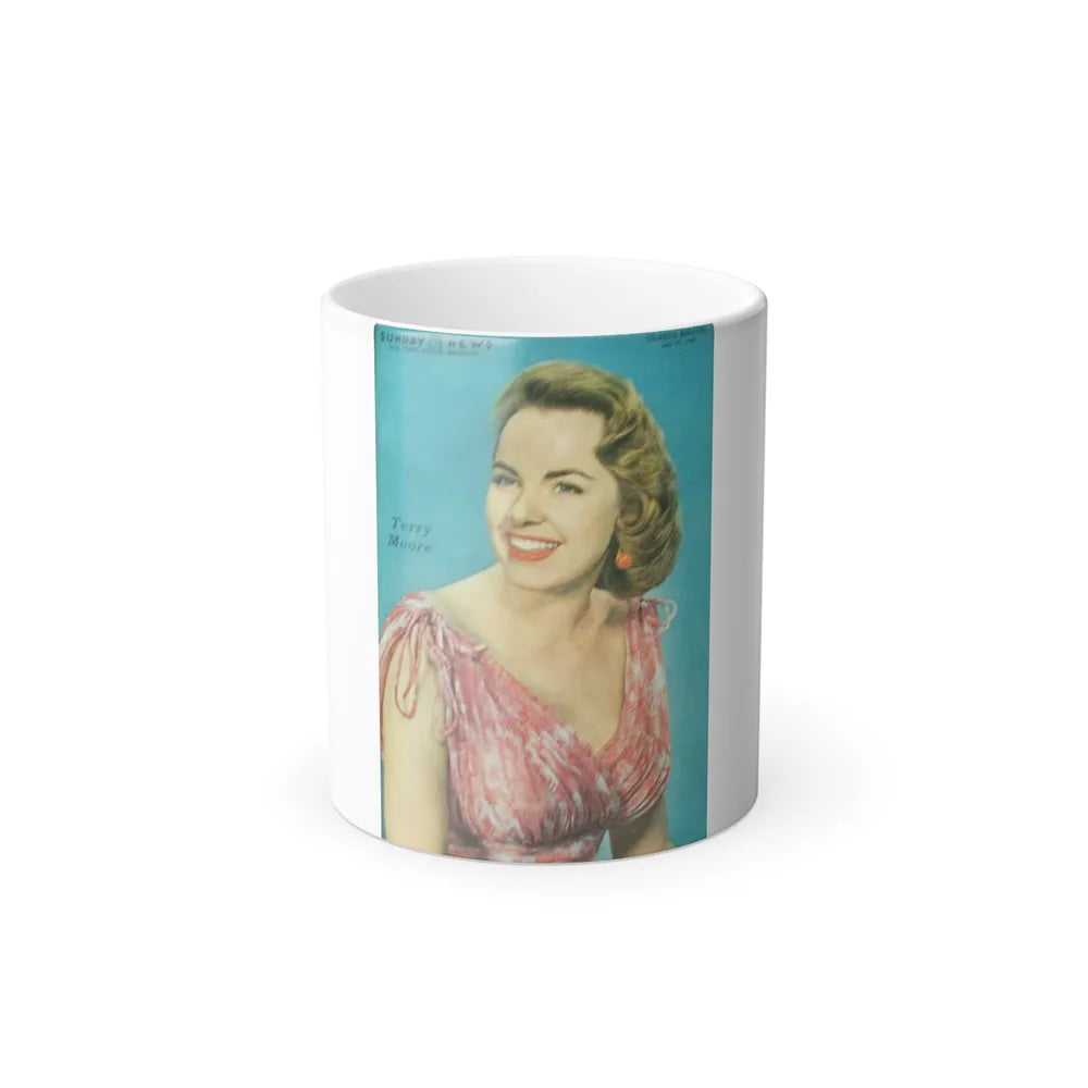 Terry Moore #577 - Sunday News Mag. Cover (Vintage Female Icons) Color Changing Mug 11oz-11oz-Go Mug Yourself