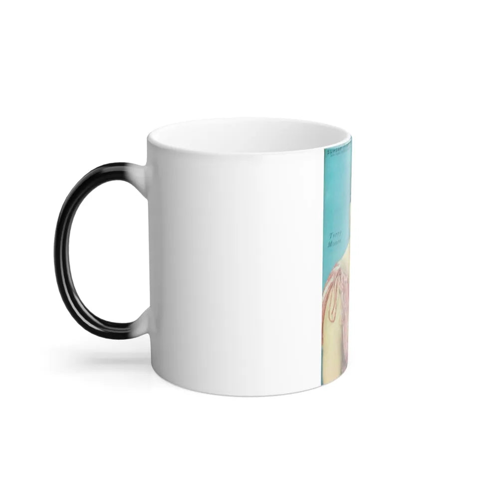 Terry Moore #577 - Sunday News Mag. Cover (Vintage Female Icons) Color Changing Mug 11oz-Go Mug Yourself