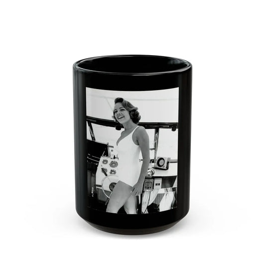 Terry Moore #578 (Vintage Female Icon) Black Coffee Mug-15oz-Go Mug Yourself