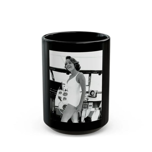 Terry Moore #578 (Vintage Female Icon) Black Coffee Mug 15oz - Go Mug Yourself