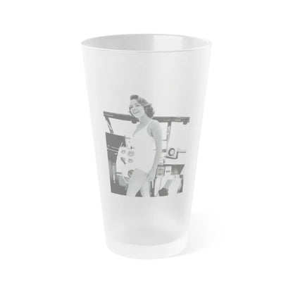 Terry Moore #578 (Vintage Female Icon) Frosted Pint Glass 16oz-16oz-Frosted-Go Mug Yourself