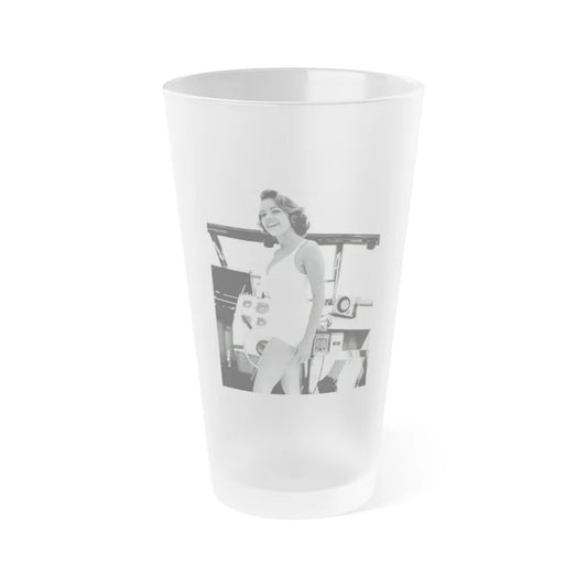 Terry Moore #578 (Vintage Female Icon) Frosted Pint Glass 16oz-16oz-Frosted-Go Mug Yourself