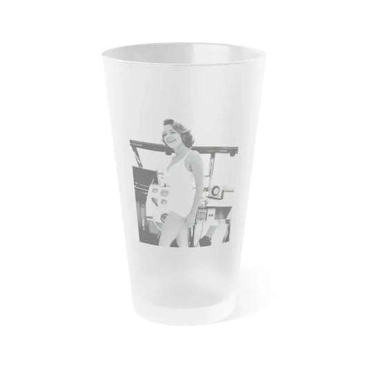 Terry Moore #578 (Vintage Female Icon) Frosted Pint Glass 16oz 16oz Frosted - Go Mug Yourself