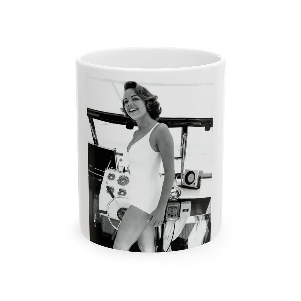 Terry Moore #578 (Vintage Female Icon) White Coffee Mug-11oz-Go Mug Yourself