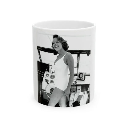 Terry Moore #578 (Vintage Female Icon) White Coffee Mug-11oz-Go Mug Yourself